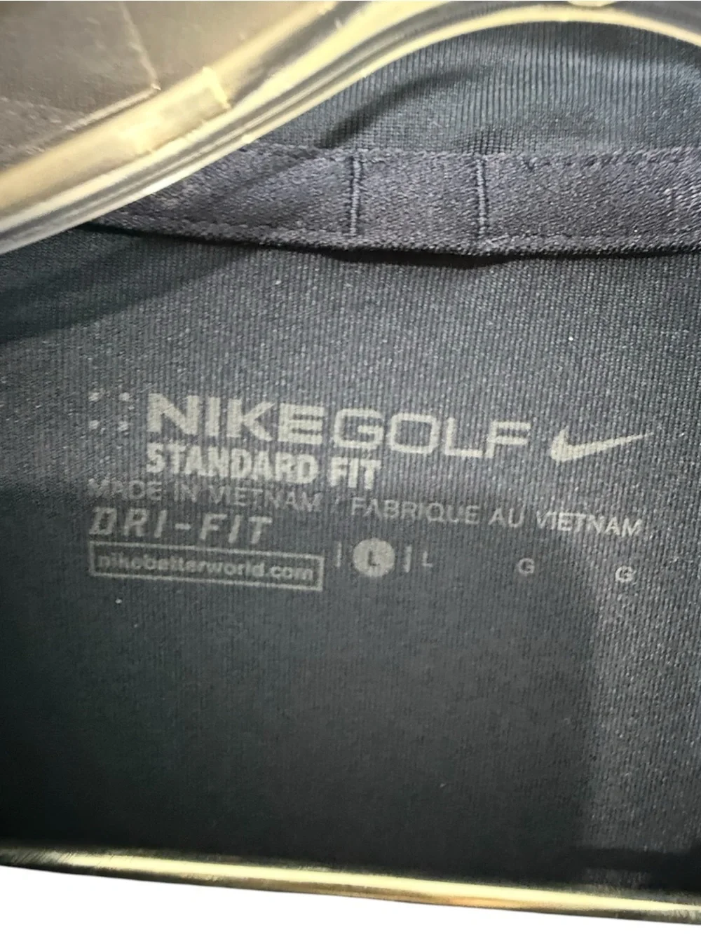 Nike Golf Navy Blue Penn State Nittany Lions Dri-FIT Polo Shirt Size L